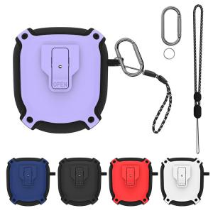 Beats Powerbeats Pro 2 クリアケース 透明 TPU シンプル カラビナ付き