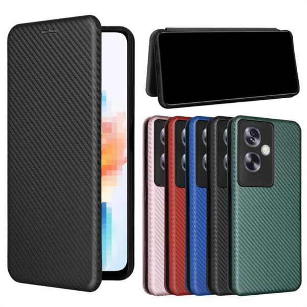 OPPO Reno11 A ケース Reno11 F 5G 手帳型 カバー PUレザー カーボン調 ...