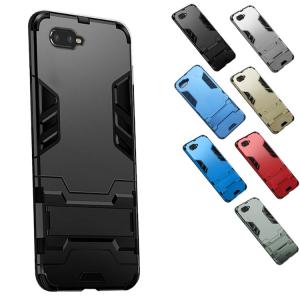 OPPO R17 Neo ケース 耐衝撃 スタンド変形 TPU+PC 2重構造 カバー オッポ R17 Neo ケース