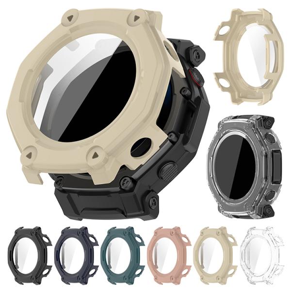 Amazfit T-Rex 3 Pro ケース カバー 液晶面強化ガラス 全面保護 液晶保護ケース ...