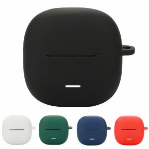 Redmi Buds 6 Lite ケース シリコン シンプル 保護カバー カラビナ付き