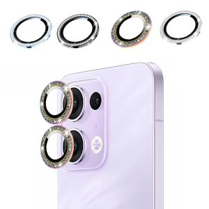 OPPO Reno13 A カメラカバー 2セット 合計4枚入 ラインストーン カメラ保護ガラスフィルム カメラレンズ保護リングカバー レンズ プロテクター オッポ