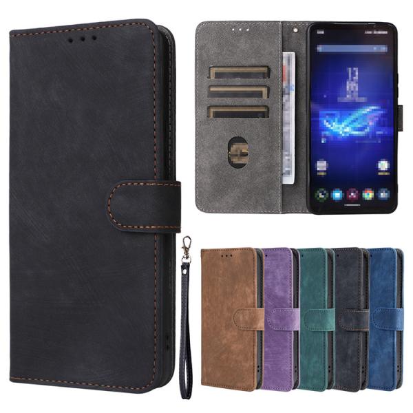 ROG Phone 8 ケース ROG Phone 8 Pro 手帳型 スタンド機能 ストラップ付き...