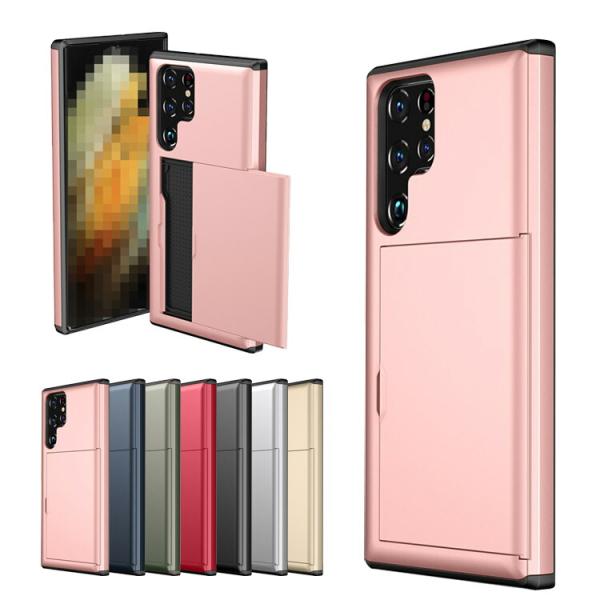 Galaxy S22/S22＋/S22 Ultra ケース 耐衝撃 カバー TPU&amp;プラスチック 2...