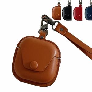 SOUNDPEATS Air5 Proケース PUレザー カバー ビンテージ風 シンプル