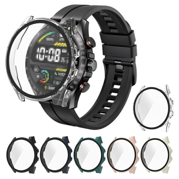 Haylou Solar Pro ケース カバー 液晶面強化ガラス 全面保護 液晶保護ケース 単色/...