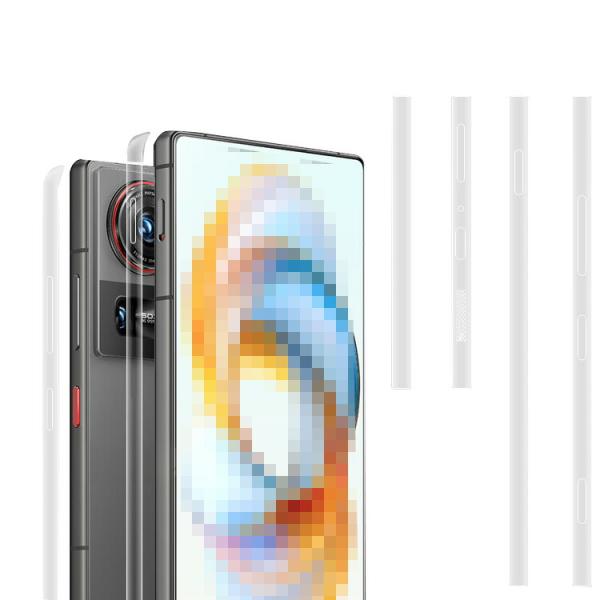 Nubia Z70/Z70S Ultra 保護フィルム  1セット合計4枚入り 側面保護フィルム Z...