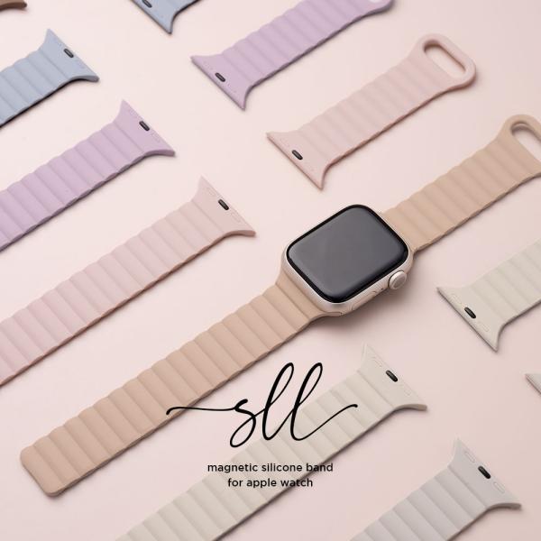 アップルウォッチ バンド 女性 レディース apple watch シリコン マグネット ベルト 3...