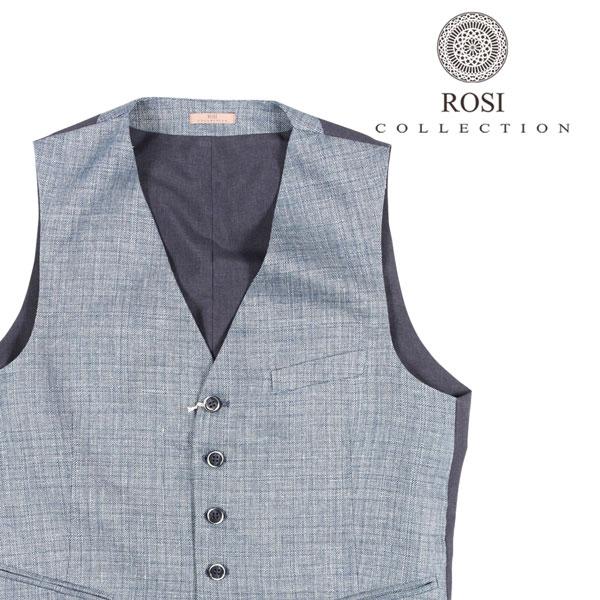 ROSI COLLECTION（ロージコレクション） ジレ GATSBY ブルー x ネイビー 52...