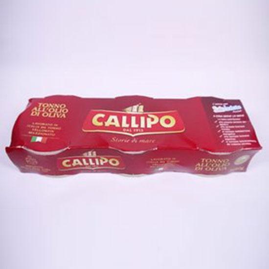 カッリポ社 トンノ(ツナ)　オリーブオイル漬け 4缶パック 80g×4 送料無料