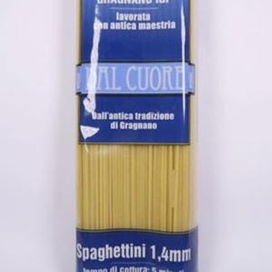 スパゲッティーニ 1.4mm パスタ 500g ダル クオーレ イタリア産 爆買