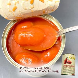 缶詰 ダッテリーニ トマト缶 400g イン カンポ イタリア カンパーニャ産 南イタリア ポモドーロ トマト 野菜 パスタ ソース スープ
