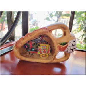 陶器 置物 民芸壺 イタリア土産 SICILIA Mサイズ :1737:ミオ・ヴィーノ