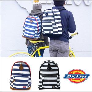 ディッキーズ リュックサック メンズ レディース Dickies ボーダー柄 ナイロン バックパック アウトドア 旅行 登山 通学 通勤 学生 遠足｜italico