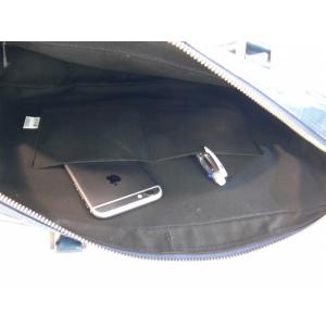 日本製 クロコ型押し 牛革 ブリーフバッグ ソ...の詳細画像5