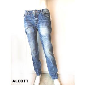 アルコット ALCOTT インポート スキニーデニム ジーンズ ジーパン (ブルー)｜italico