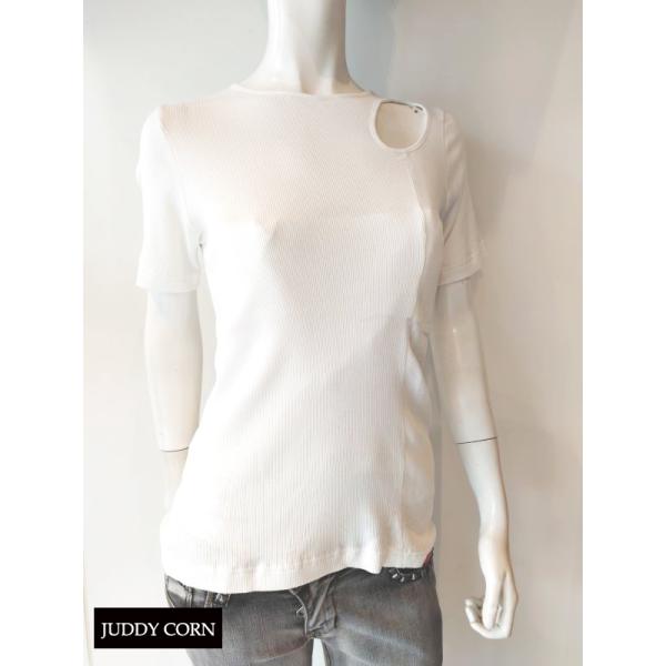 ジュディーコーン JUDDYCORN 無地 半袖 Tシャツ トップス レディース