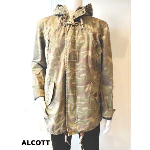 ALCOTT アルコット インポート 迷彩カモフラ ミリタリーブルゾン メンズ アウター (カモフラ)｜italico