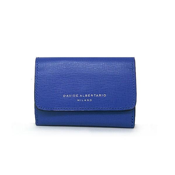 プレゼント 訳あり コンパクト 三つ折り 財布 本革レザー ミニ財布 イタリア 19082bluex...