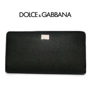 ドルガバ 長財布 本革 ドルチェ＆ガッバーナ ラウンドファスナー BP1672 D&G DOLCE＆GABBANA 春財布 80999 (t5b) 父の日 プレゼント お祝い yn｜italyoftamai