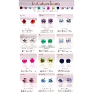 プレゼント 誕生石 ピアス 一粒 10金 スタ...の詳細画像2
