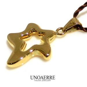 UNOAERRE（ウノアエレ） ペンダントトップ 18金 029987 星 スター