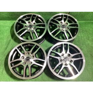 送料無料 中古アルミホイール 4本 ブリヂストン TOPRUN トップラン 15