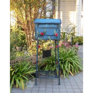 〈未使用〉おしゃれ♪メールボックス 郵便受け ポスト ローズ m5-mgkfgb00563.jpg