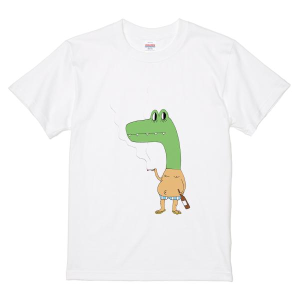 itaxes Tシャツ 【ワニおやじ】ガラシウスデザイン