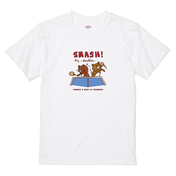 itaxes Tシャツ 【頬にスマッシュ】オワリデザイン