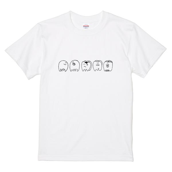 itaxes Tシャツ 【歯（teeth）】SUMIREデザイン