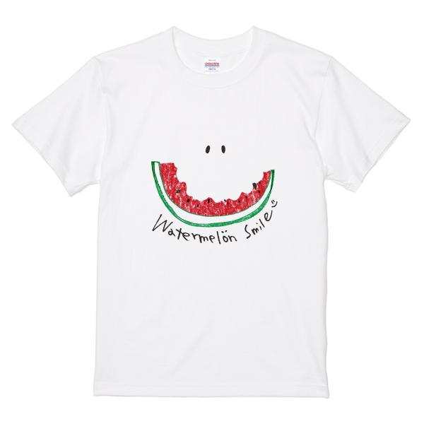 itaxes Tシャツ 【スイカスマイル】SUMIREデザイン