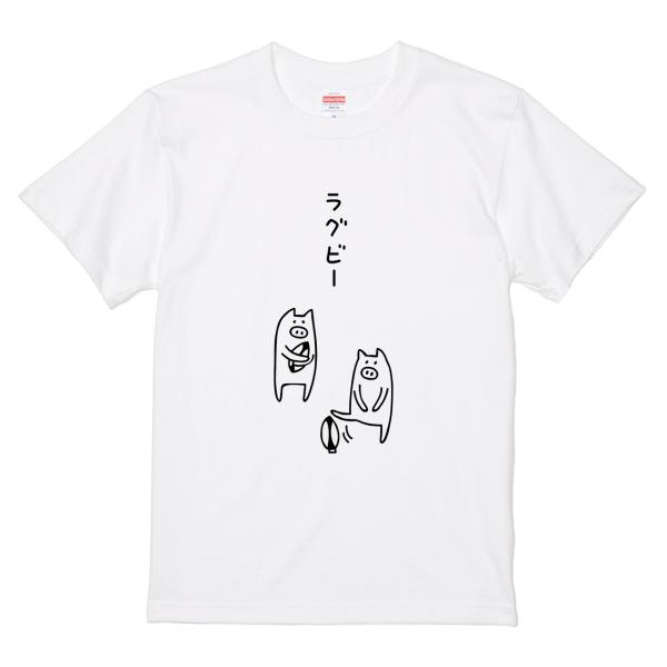 イタクシーズ Tシャツ [ ラグビーのブタキック ] オワリ [メンズ]