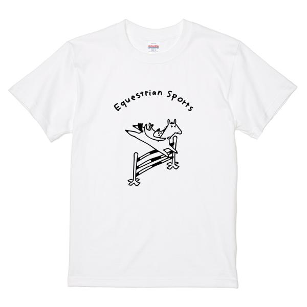 itaxes Tシャツ 【障害物を跳び越える】オワリデザイン