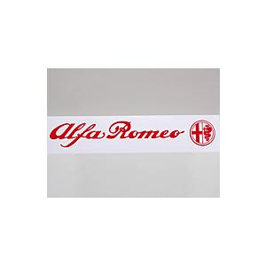 アルファロメオ グッズ 13点 アルファロメオ（ALFA ROMEO） 110周年記念ロゴステッカー(レッド