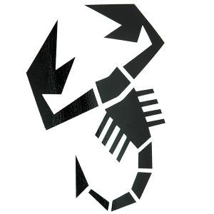 全3色アバルト(スコーピオン)切り抜きステッカ...の詳細画像3