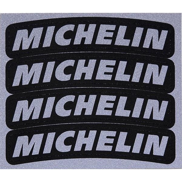 タイヤ用ロゴステッカー MICHELIN (反射タイプ/4枚セット)　12718