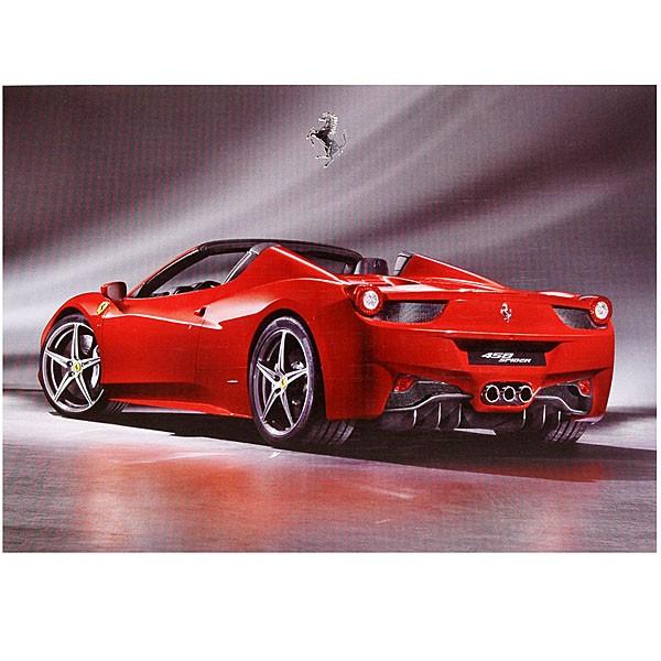 フェラーリ純正 458 Spiderプレゼンテーションカード　14593