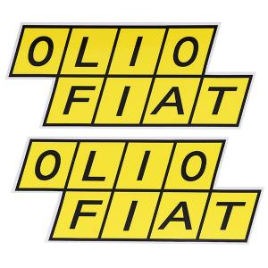 OLIO フィアットステッカー(2枚セット)　16546