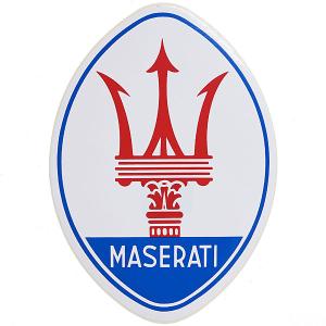 Maserati（マセラティ） オーバルカラーエンブレム (Large) 5363