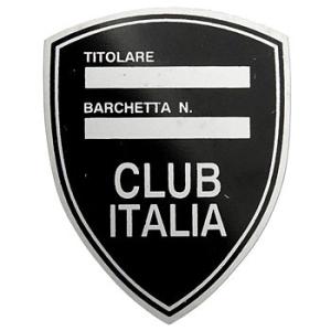 Barchetta CLUB ITALIAバージョンシャシプレート　18444｜itazatsu