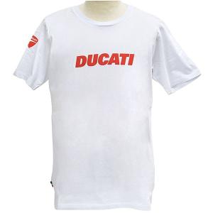 ドゥカティ純正Tシャツ-DUCATINA V2/ホワイト-...