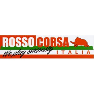 ROSSO CORSA ITALIAステッカー(200mm)　20249｜itazatsu