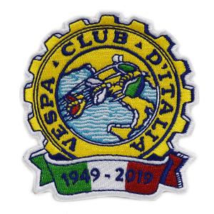 ベスパ Vespa Club ITALIA 70周年ワッペン　22059