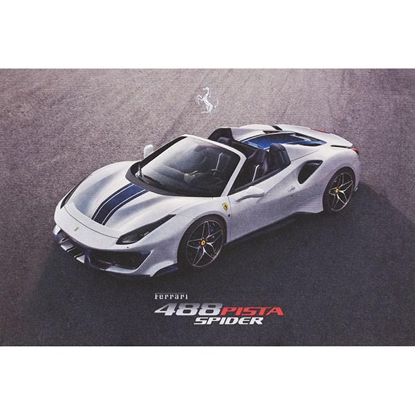 フェラーリ純正 488Pista Spiderテクニカルカード　22254
