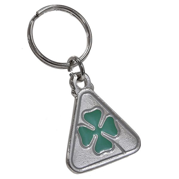 アルファロメオ純正 NEW Quadrifoglioメタルキーリング　23461