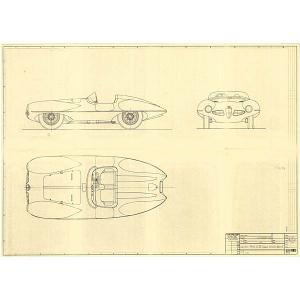 アルファロメオ 1900 C52 Disco Volante完成予想図　23627｜itazatsu