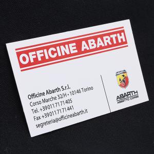 アバルト OFFICINE ABARTHショップカード　23679｜itazatsu