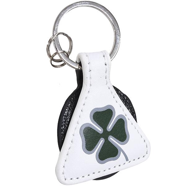 アルファロメオ純正 QUADRIFOGLIOレザーキーリング　24091