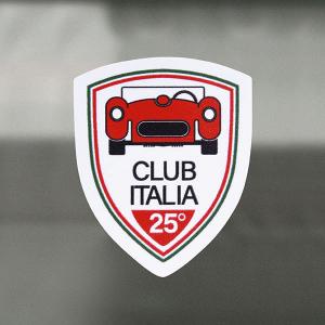 CLUB ITALIA 25周年記念エンブレムステッカー (S)　24409｜itazatsu